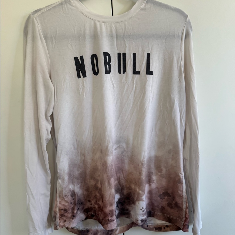 NOBULL  Long Sleeve tee dip dye l